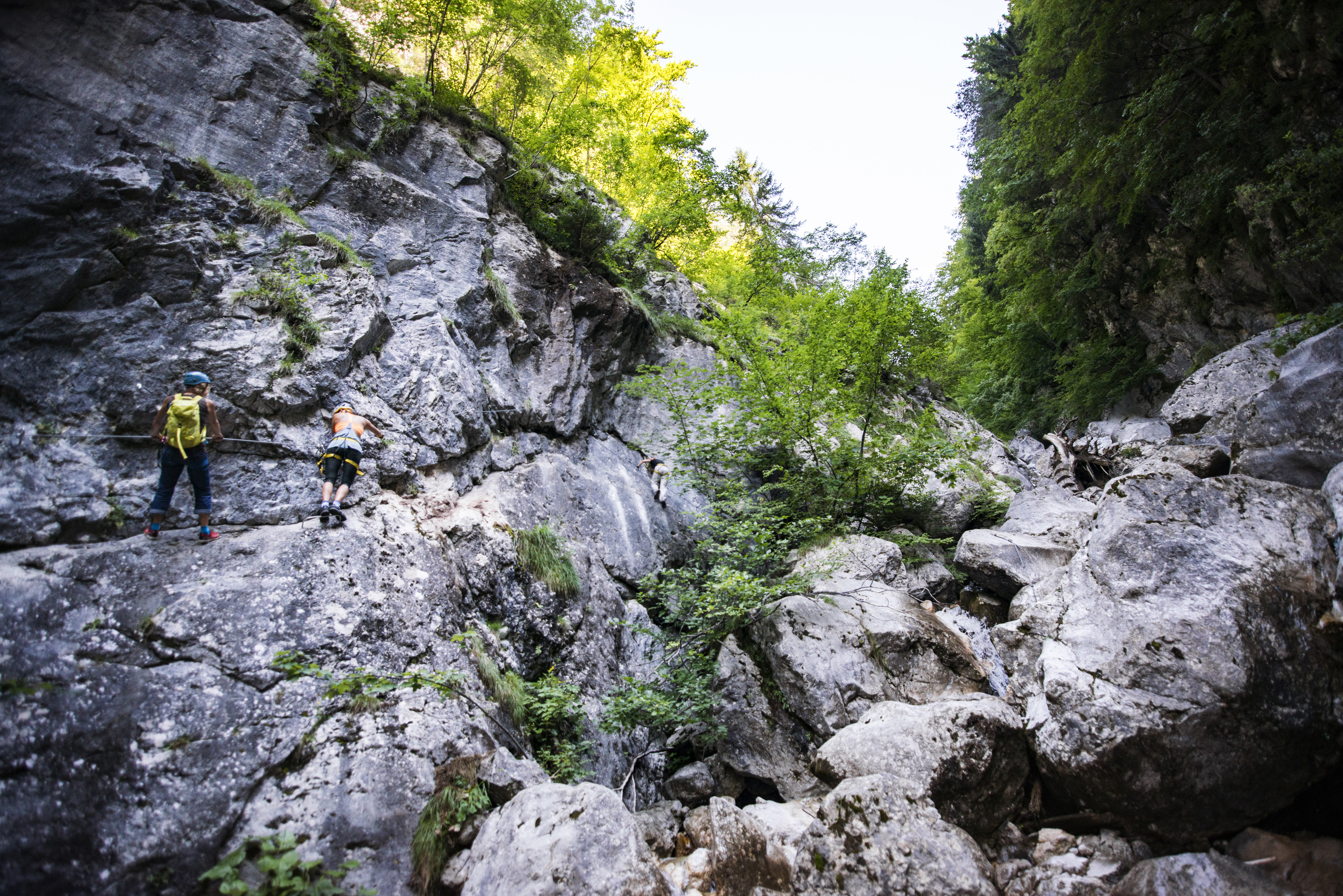 Julian Alps summer acctivitie via ferrata